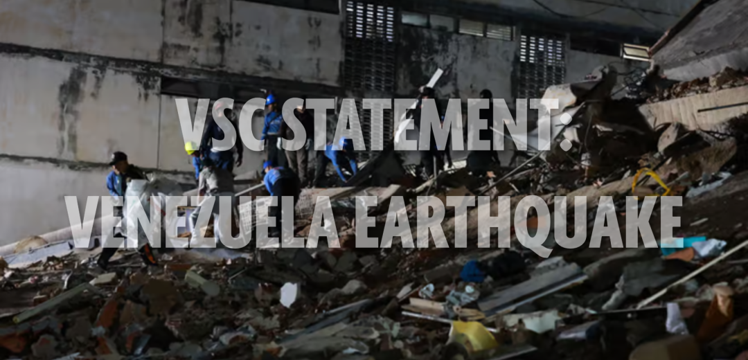 VSC Statement on the devastating earthquake in Venezuela